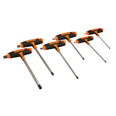 Bahco 903t-1 t-handle hex screwdriver set, 6 piece – image 1