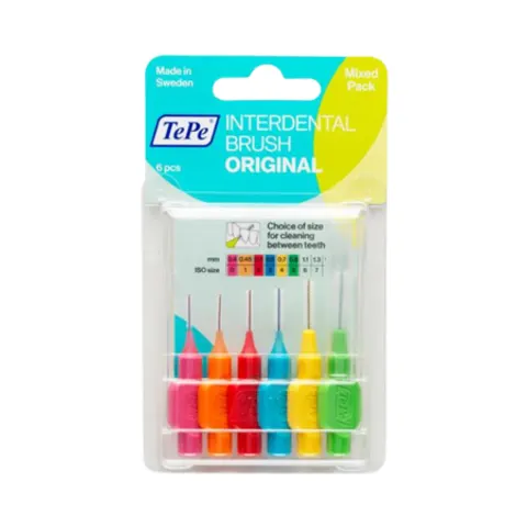 TePe Gap Brushes Mix 0.4mm - 0.8mm - 6 pcs – image 1