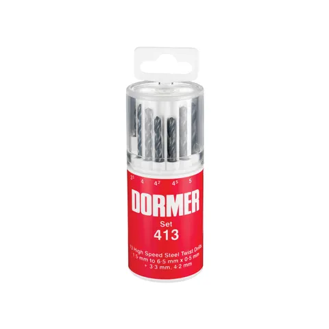 Dormer A191-413 13 Piece HSS Jobber Drill Bit Set – image 1