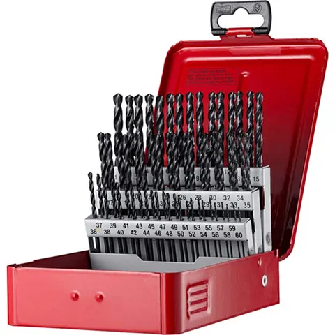 Dormer A190-12 60 Piece HSS Jobber Drill Bit Set – image 1
