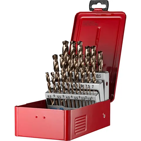 Dormer A295-225 25 Piece HSS-E Cobalt Jobber Drill Set – image 1