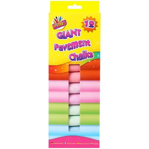 Artbox 12 Giant Pavement Chalks – image 2