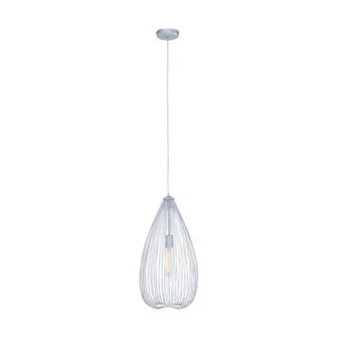 Interiors by Premier Sleek Teardrop Silver Pendant Light, Effortlessly Maintained Down Light Wall, Contemporary Ceiling Light – image 2