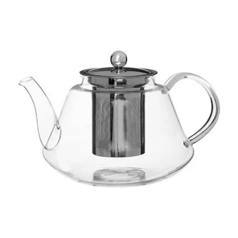 High Borosilicate Curved 1200ml Teapot – image 2