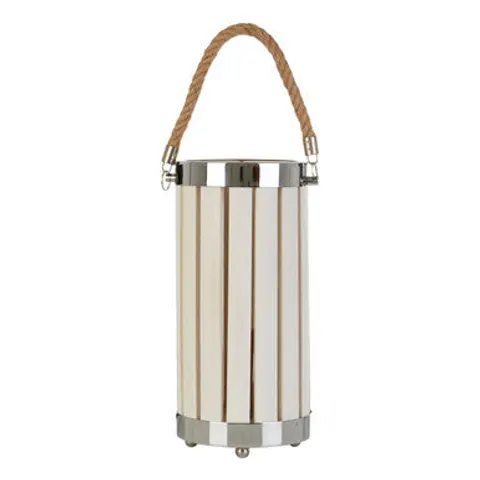 Orsina White Wood Table Lamp – image 2
