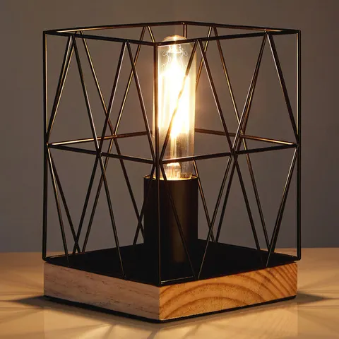 Orsina Bode Black Metal Table Lamp – image 1