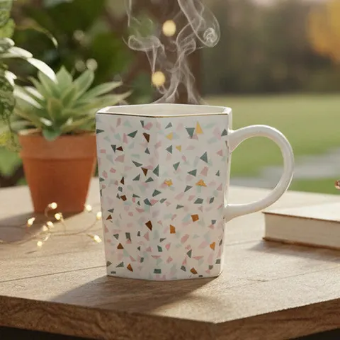 Terrazzo Pattern Mug | Yuki – image 1