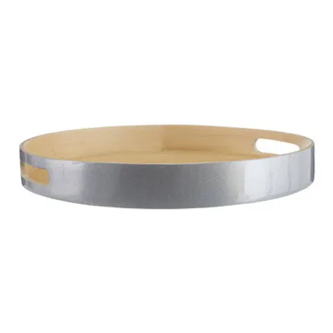 Large Silver Tray with Side Handles | Kyoto – image 1