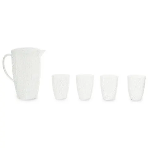 2.2L Plastic Pitcher With 4 Cups | Romm – image 2
