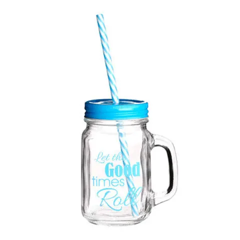 Good Times Square Mason Jar Mug – image 2