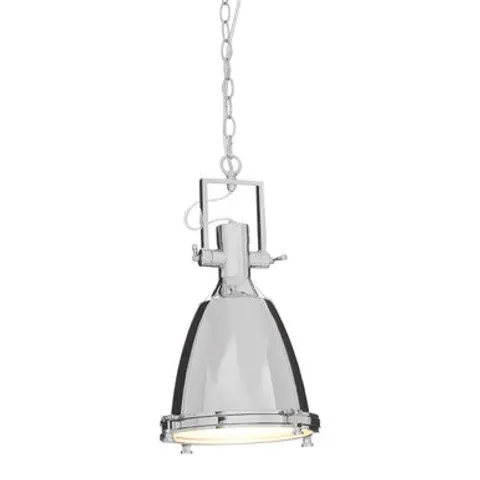 Orsina Small Chrome Plain Pendant Light – image 2