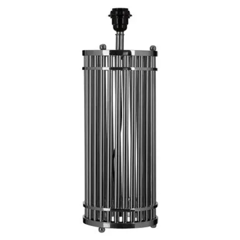 Orsina Silver Finish Cylindrical Table Lamp – image 2