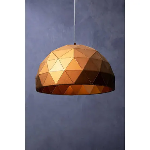 Interiors by premier medium coffee dome pendant light – image 2