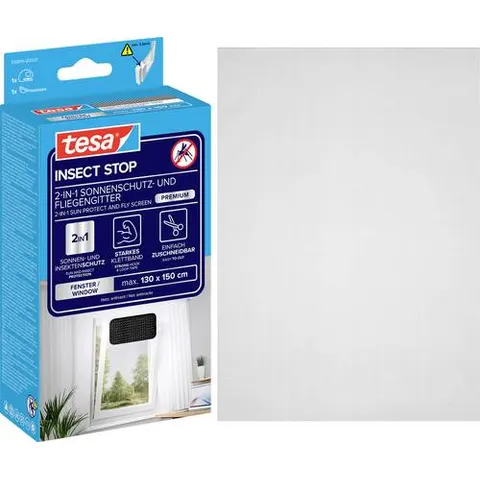 tesa Fliegengitter Insect Stop mit Sonnenschutz anthrazit – Bild 2