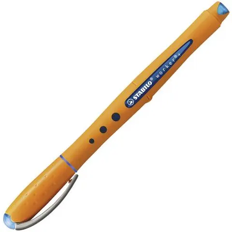 STABILO worker+ Tintenroller medium - 0,5 mm - blau – Bild 2