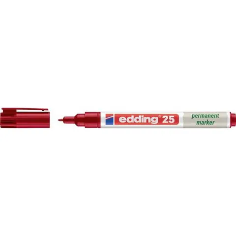 Edding e-25 EcoLine 4-25002 Permanentmarker Rot wasserfest: Ja – Bild 2