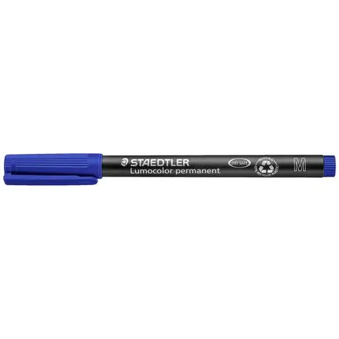 STAEDTLER Lumocolor Permanent-Marker 317M, blau – Bild 2