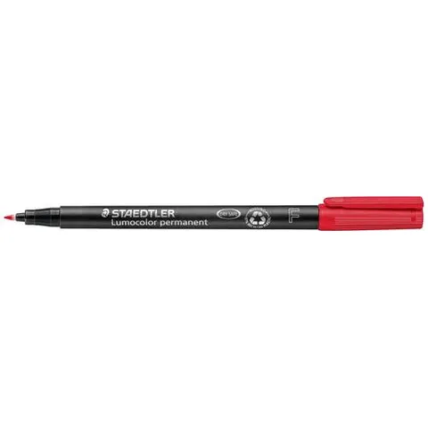 STAEDTLER Lumocolor Permanent-Marker 318F, rot – Bild 2
