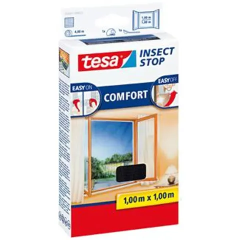 tesa Fliegengitter INSECT STOP anthrazit 1,30 x 1,30 m – Bild 3