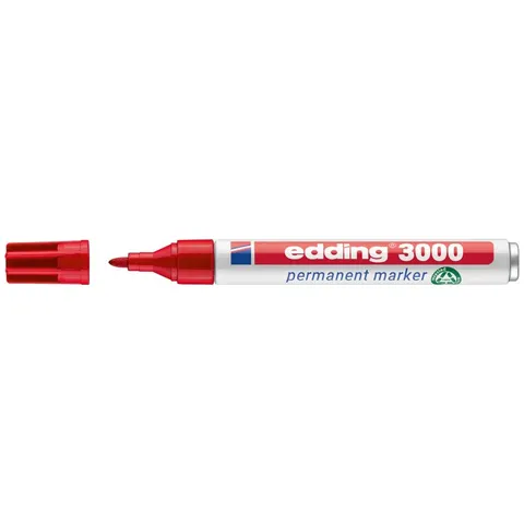 edding 3000 Permanentmarker rot – Bild 5