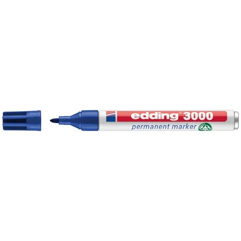 edding 3000 Permanentmarker blau – Bild 5