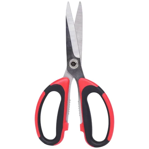 KS Tools Universal-Werkstattschere, 190 mm, schwarz-rot – Bild 2