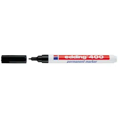 edding 400 Marker 1mm - schwarz – Bild 4