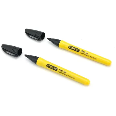 Stanley Permanentmarker schwarz fein 2 Stk. – Bild 3
