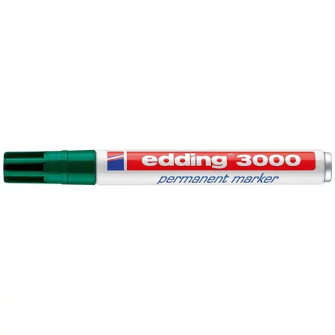 edding 3000 Permanentmarker grün – Bild 3