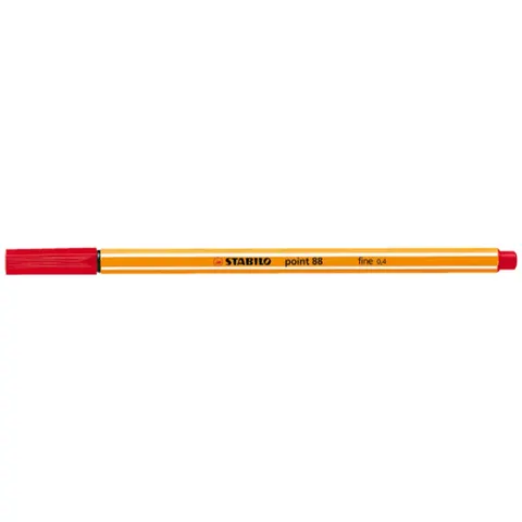 STABILO Point 88 Fineliner Rot – Bild 4