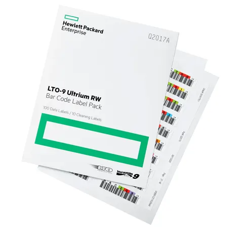 HPE LTO-9 Ultrium RW Bar Code Label Pack – image 2