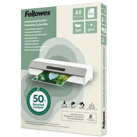 Fellowes 100143440 laminator pouch 100 pc(s) – image 2