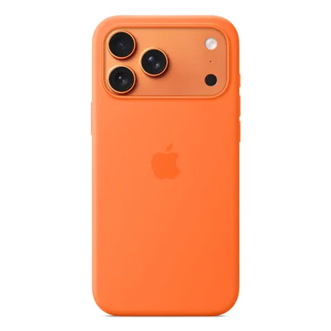 Apple iPhone 17 Pro Max Silicone Case MagSafe - Orange – image 2