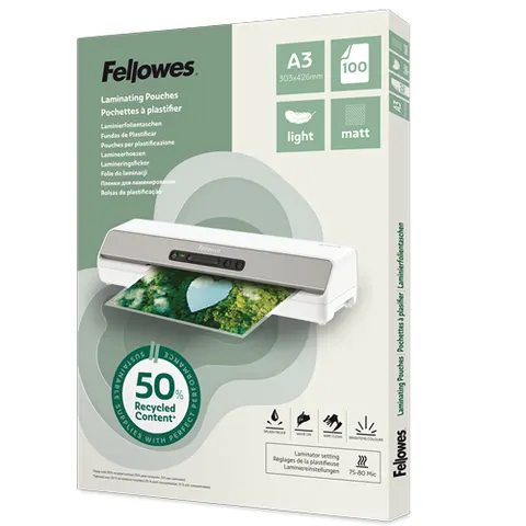 Fellowes 100143436 laminator pouch 100 pc(s) – image 2