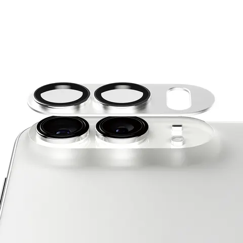 PanzerGlass ® Fender Camera Lens Protector Silver iPhone Duo – image 2