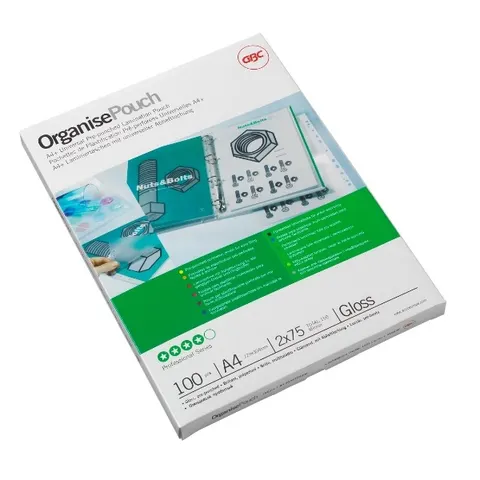 GBC Lamination Pouch A4+ Pre-punched 125 Micron – image 2