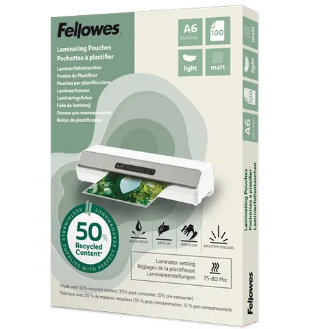 Fellowes 100143438 laminator pouch 100 pc(s) – image 2