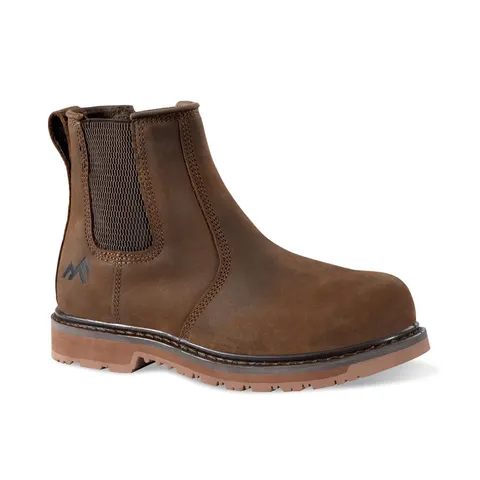 Rock Fall Ruby Womens Chelsea Safety Boot Size 7 – Brown – image 2