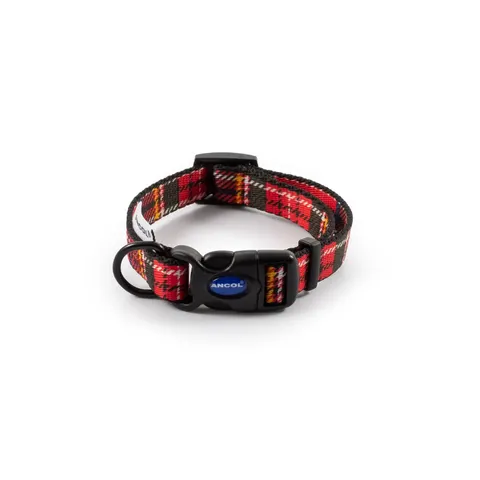 Ancol Tartan Collar - Red / 30cm - 50cm – image 2