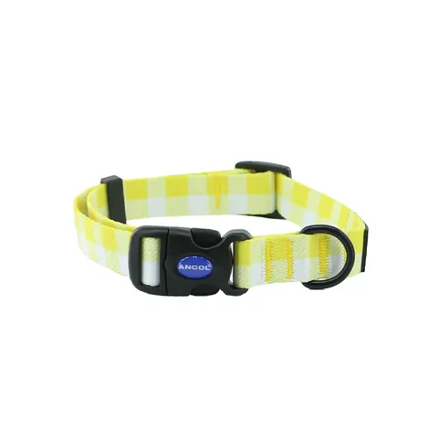 Ancol Soho Yellow Check Patterned Collar Medium – image 2