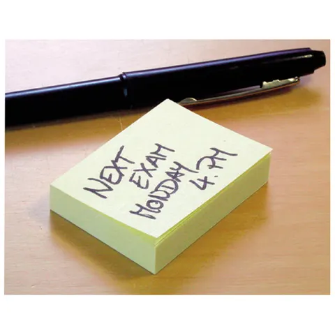 tesa Office Notes 100 Blatt 75 x 75mm gelb – Bild 2