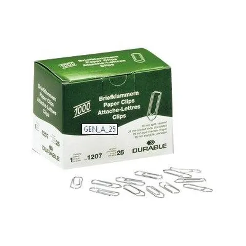 DURABLE Büroklammern Metall silber – Bild 2