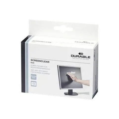 DURABLE Bildschirm-Reinigungstücher SCREENCLEAN DUO – Bild 2
