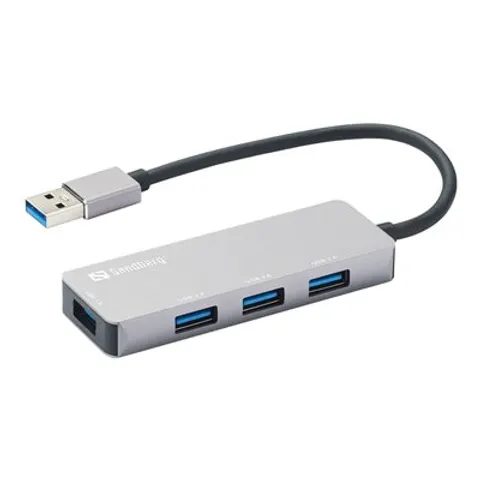 SANDBERG USB-A Hub 1xUSB3.0+3x2.0 SAVER – Bild 2