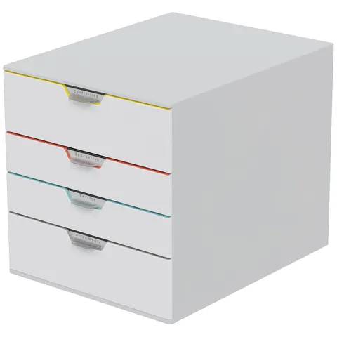 DURABLE Schubladenbox VARICOLOR Mix 4 Fächer mehrfb – Bild 2