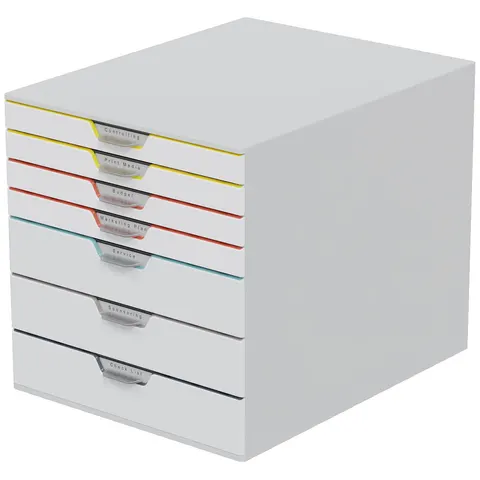 DURABLE Schubladenbox VARICOLOR Mix 7 Fächer mehrfb – Bild 3
