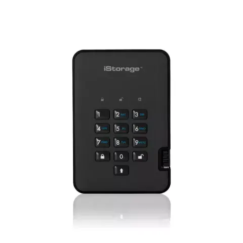 iStorage diskAshur² SSD 128GB Black | Secure Portable Solid State Driv – image 2