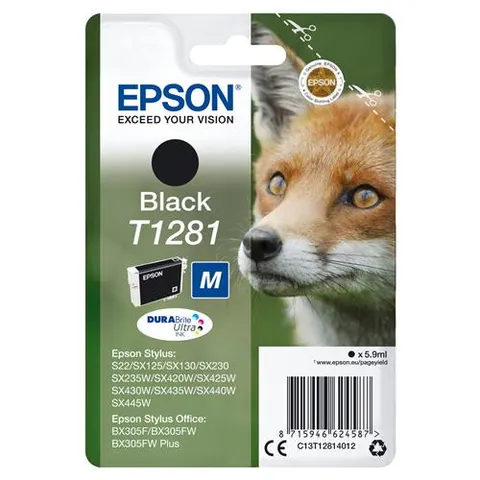Epson Fox T1281 DURABrite Ultra Single Black Ink – image 3