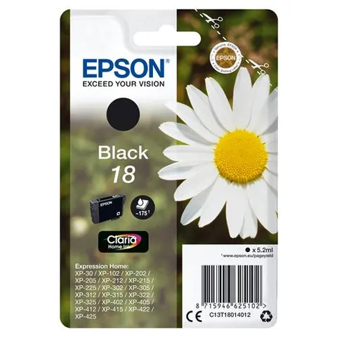 Epson Daisy 18 Claria Home Single Black Ink – image 3