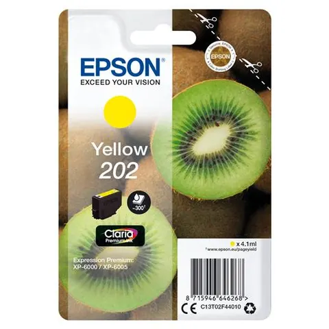 Epson Kiwi Singlepack Yellow 202 Claria Premium Ink – image 4